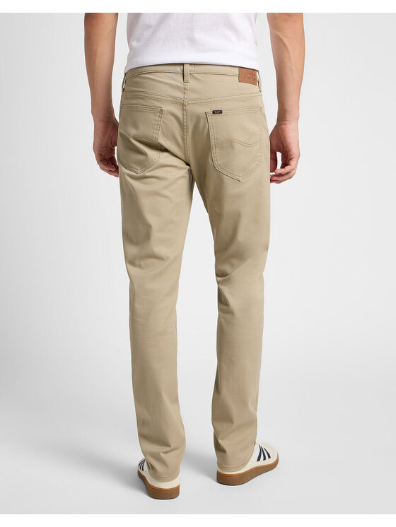 Lee Lee Pantaloni di tessuto DAREN Beige Regular Fit