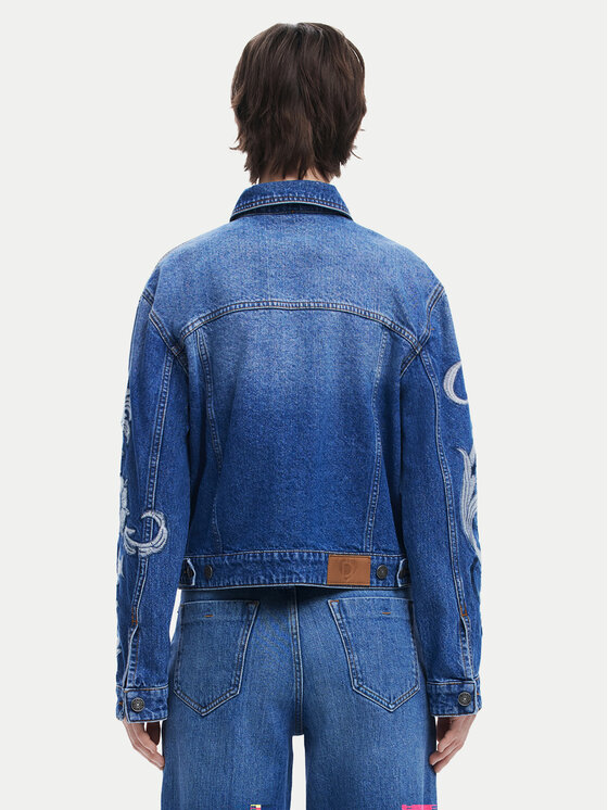 Desigual Desigual Jeansjacke Misouri 25SWED55 Blau Regular Fit