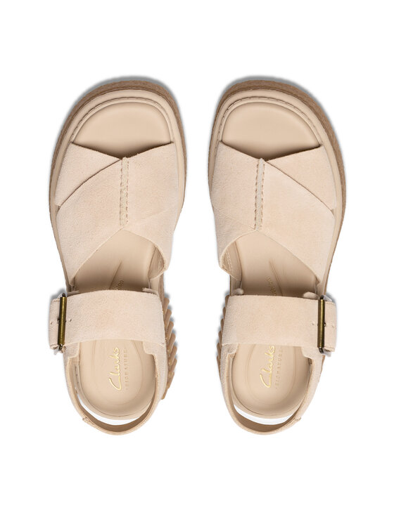 Clarks Clarks Босоніжки Evamar Wish 26181202 Бежевий