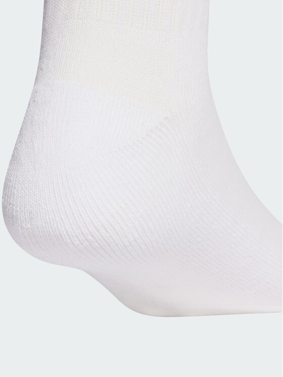 adidas adidas Skarpety długie Linear Crew Socks Cushioned Socks 6 Pair Pack Biały