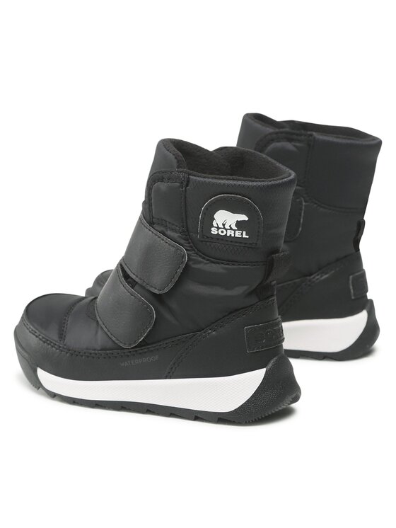Sorel Sorel Μπότες Χιονιού Childrens Whitney II Strap Wp NC3919-010 Μαύρο