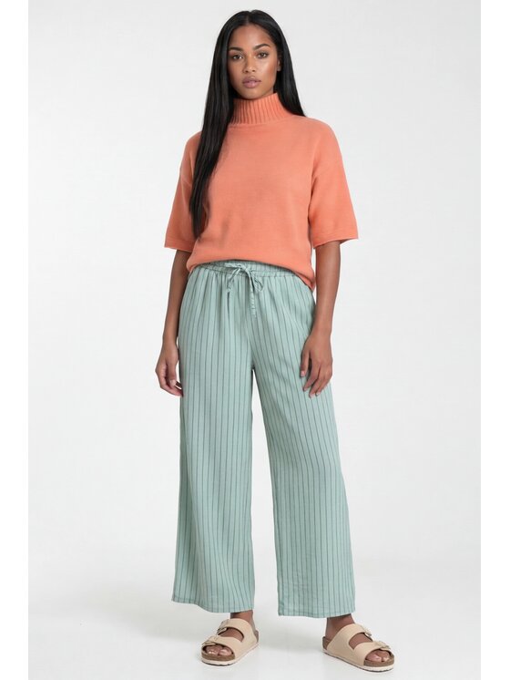 FIGL FIGL Sweter M1324 Pomarańczowy Loose Fit