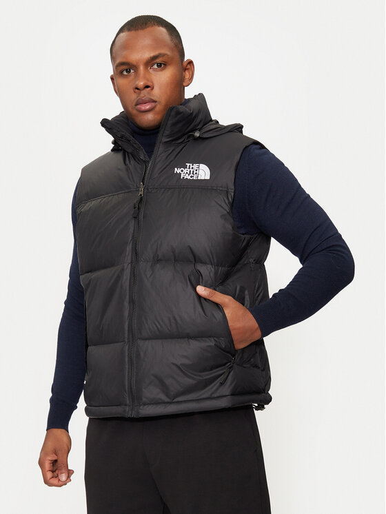 The North Face Športová vesta 1996 Retro Nuptse NF0A3JQQ Čierna Regular Fit