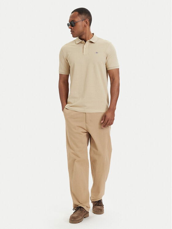 Gant Gant Polo Shield  2210 Beżowy Regular Fit