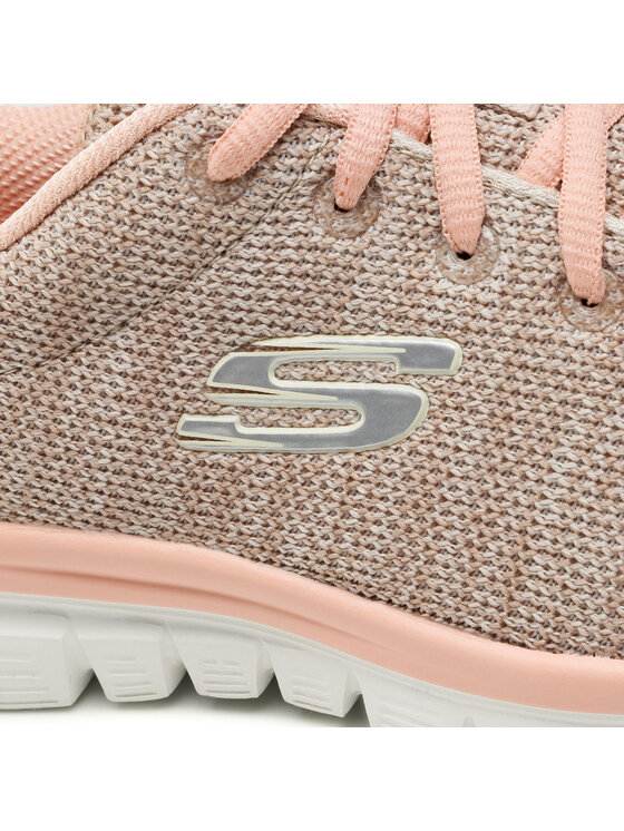Skechers Skechers Sneakersy Twisted Fortune 12614/NTCL Béžová