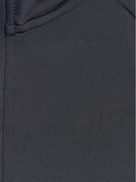 4F 4F Bluza MULTI ACTIVE Czarny Authentic Slim Fit