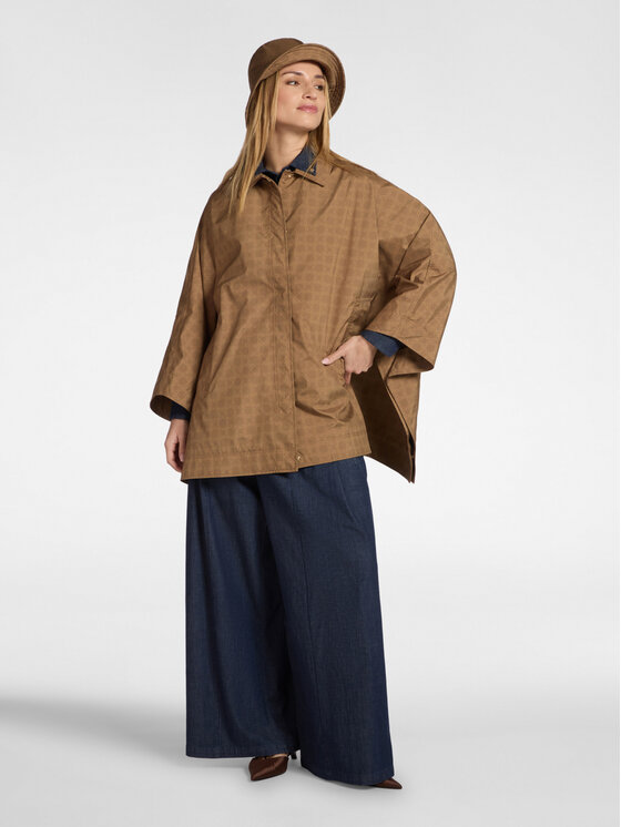 Elena Mirò Elena Mirò Cappotto invernale F004E000071N002 Marrone Regular Fit