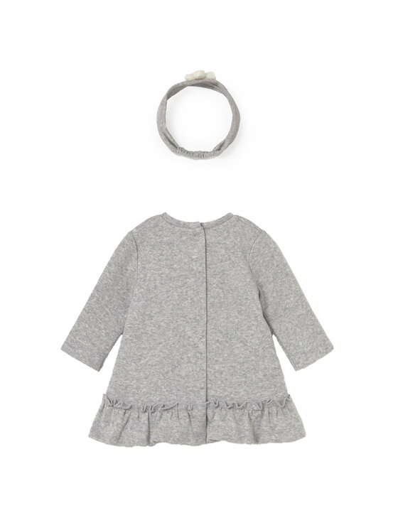 Mayoral Mayoral Ежедневна рокля 2809 Сив Regular Fit