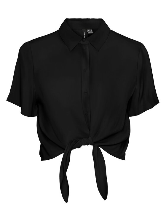 Vero Moda Vero Moda Košeľa Menny 10303694 Čierna Relaxed Fit