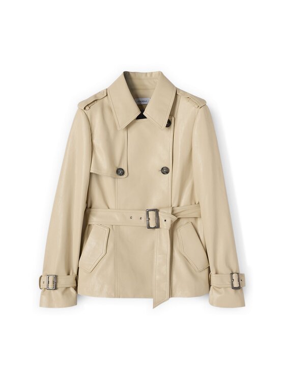 Motivi Motivi Giacca in similpelle R324Q001155N002 Crema Regular Fit