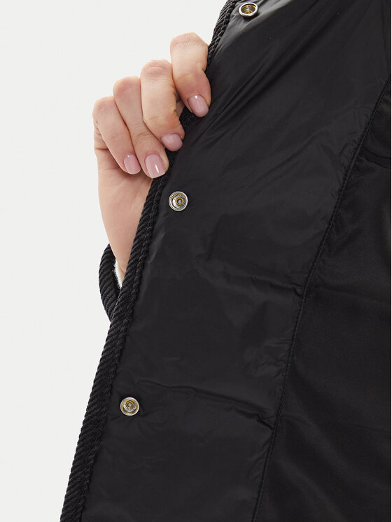 Tommy Hilfiger Tommy Hilfiger Vatovaná bunda WW0WW42377 Čierna Regular Fit