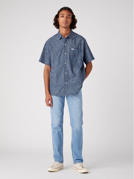Wrangler Wrangler Jeans GREENSBORO Blu Straight Fit