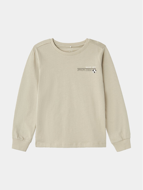 NAME IT Blúzka Trefor 13226098 Sivá Regular Fit