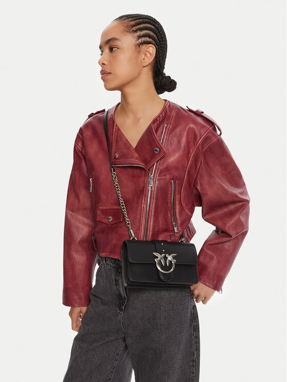 PINKO PINKO Torbica Love One Mini ST.CL Al 25-26 PLTT 105856 A0F1 Crna