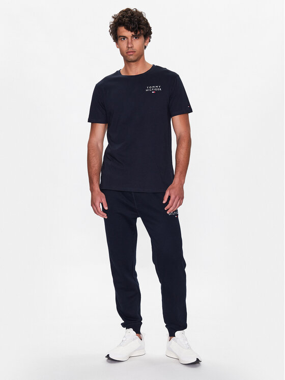 Tommy Hilfiger Tommy Hilfiger T-krekls UM0UM02916 Tumši zils Regular Fit