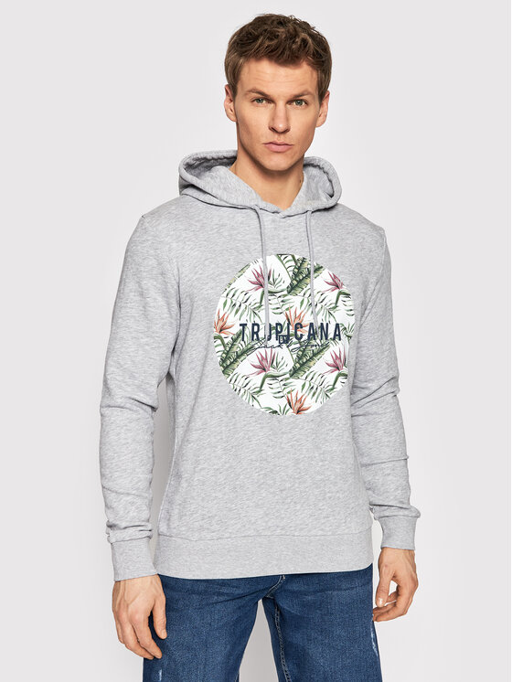 Jack&Jones Jack&Jones Mikina Coastal 12200655 Šedá Regular Fit