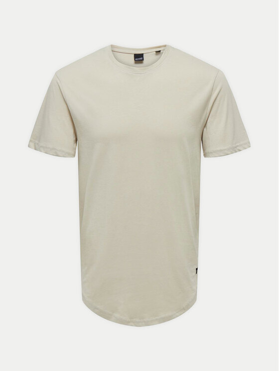 Only & Sons Only & Sons T-särk Matt 22002973 Beež Regular Fit