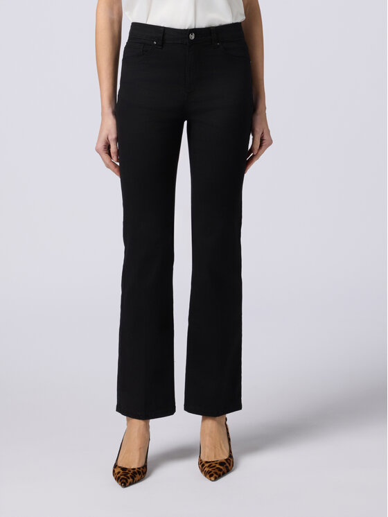 Oltre Oltre Spodnie materiałowe P786R008240N033 Czarny Regular Fit