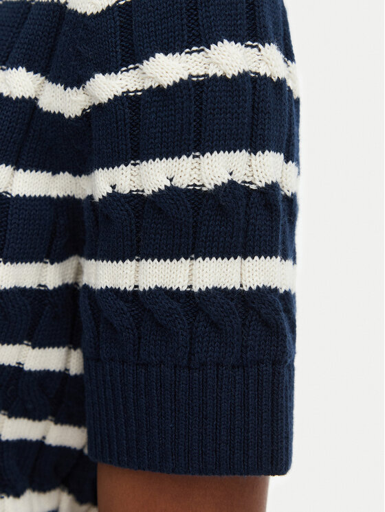 Tommy Hilfiger Tommy Hilfiger Πουλόβερ Cable Mid WW0WW38744 Σκούρο μπλε Regular Fit
