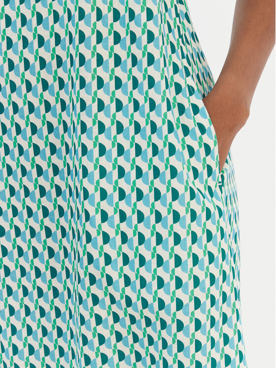 Seafolly Seafolly Φόρεμα καλοκαιρινό Sorrento 55657-DR Πράσινο Regular Fit