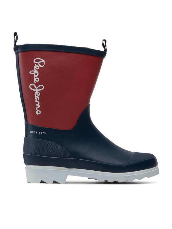 Pepe Jeans Gumijasti škornji Storm Basic PBS50097 Mornarsko Modra