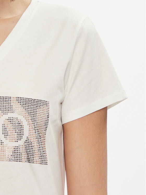 Liu Jo Liu Jo T-shirt WA4019 JS923 Bijela Regular Fit