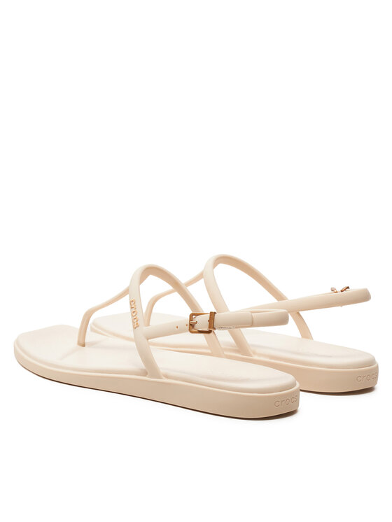 Crocs Crocs Sandały Miami Thong Sandal 209793 Beżowy