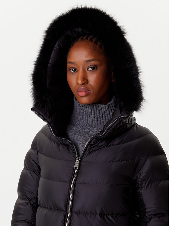 Hetregó Hetregó Пуховик Hanna 8P602F 25WD02 Чорний Regular Fit