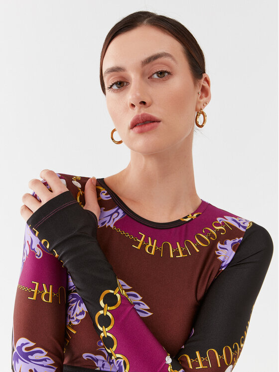 Versace Jeans Couture Versace Jeans Couture Halenka 75HAH218 Fialová Slim Fit
