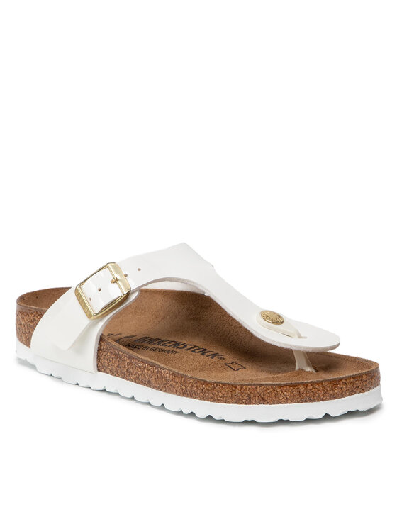 Birkenstock Birkenstock В'єтнамки Gizeh Bs 1005300 Білий