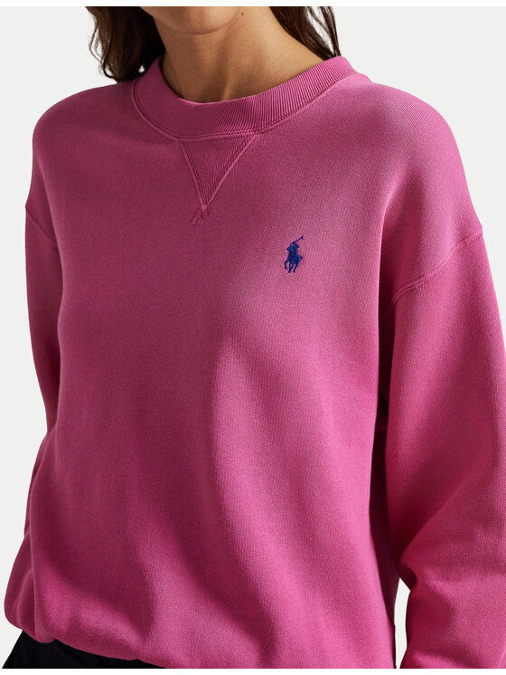 Polo Ralph Lauren Polo Ralph Lauren Mikina 211971697505 Růžová Relaxed Fit
