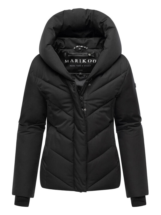 Marikoo Marikoo Kurtka zimowa Nadiraa Czarny Regular Fit