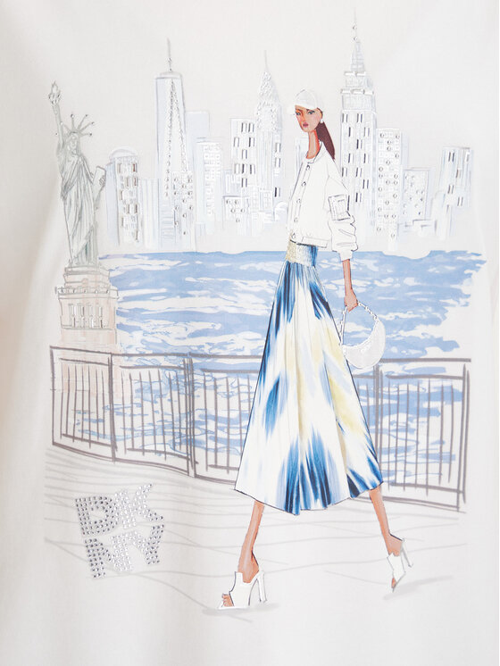 DKNY DKNY T-shirt P61MPWNA Bianco Regular Fit