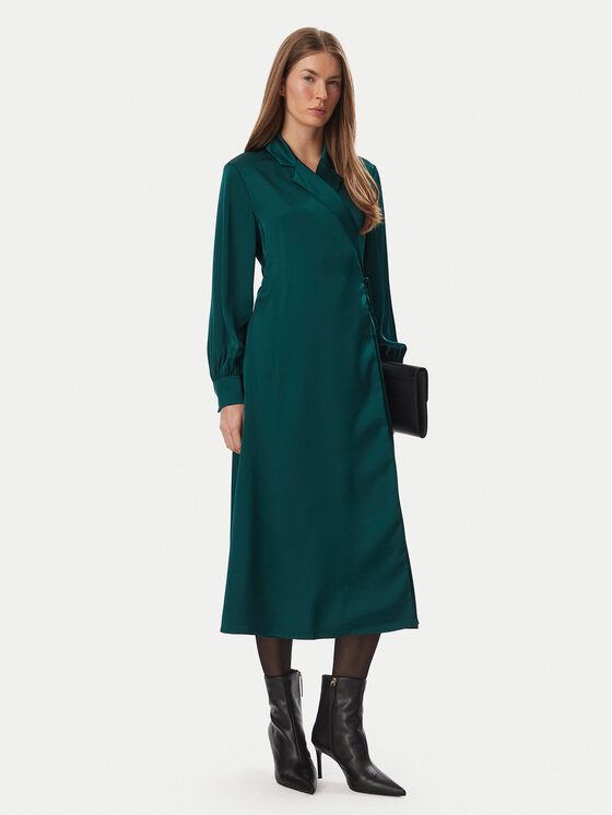 KARL LAGERFELD KARL LAGERFELD Kleid für den Alltag B4W13009 Dunkelgrün Regular Fit