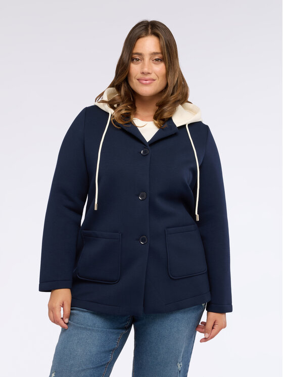 Fiorella Rubino Fiorella Rubino Cappotto 0218T000319N034 Blu A-Line Fit