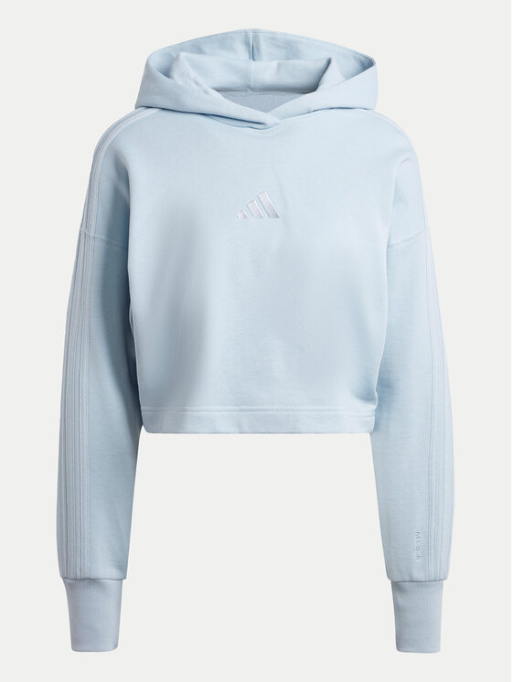 adidas adidas Džemperis ALL SZN French Terry 3-Stripes IY6847 Mėlyna Regular Fit