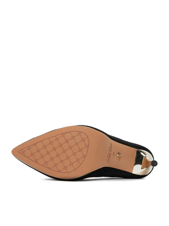Nine West Nine West Pantofi cu toc subțire EO-CD25-218-1 Negru