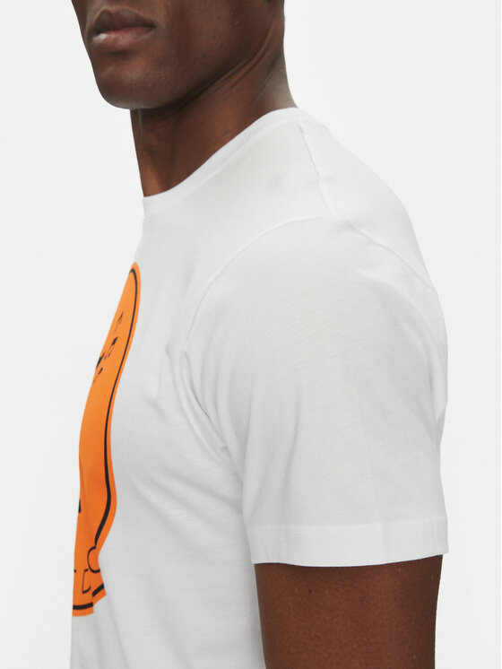 Save The Duck Save The Duck T-krekls DT0825M BESY20 Balts Regular Fit