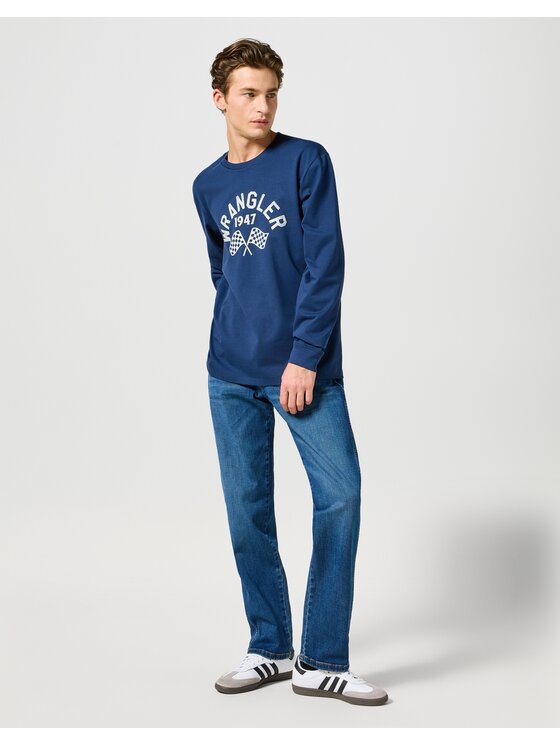 Wrangler Wrangler Jeansy 112356829 Niebieski Relaxed Fit