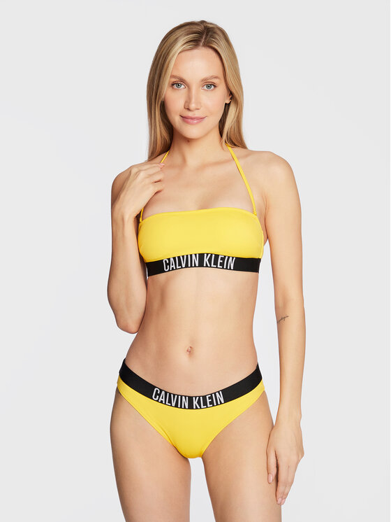 Calvin Klein Swimwear Calvin Klein Swimwear Vrchní část bikin Intense Power KW0KW01907 Žlutá