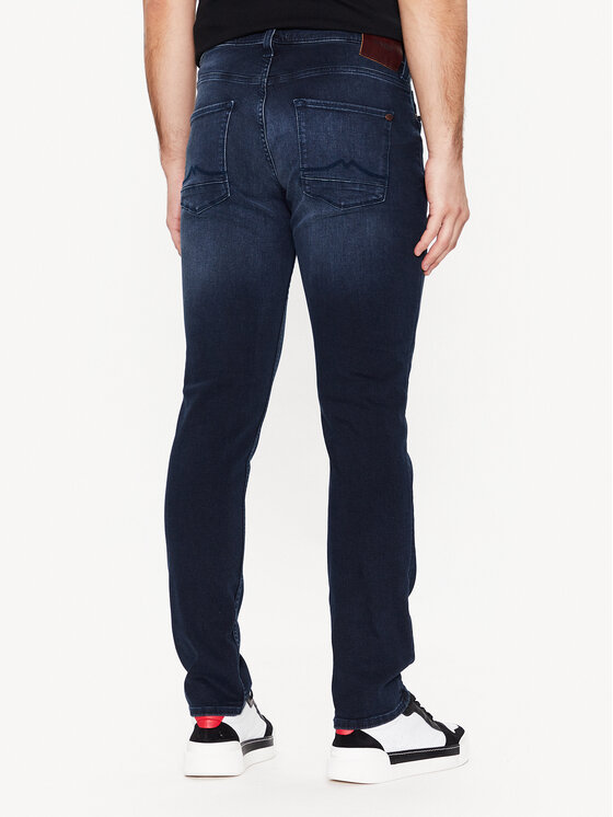 Mustang Mustang Jeansy Vegas 1008948 Granatowy Slim Fit