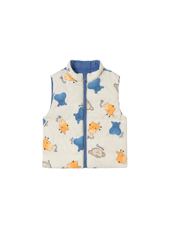 Mayoral Vestă elegantă 1313 Albastru Regular Fit