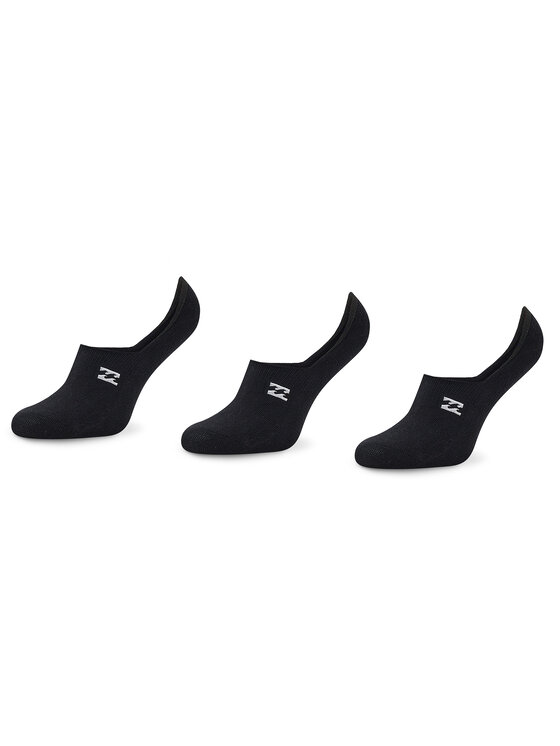 Set de 3 perechi de șosete scurte pentru bărbați Billabong Core No Show Z5SO07BIF1 Negru