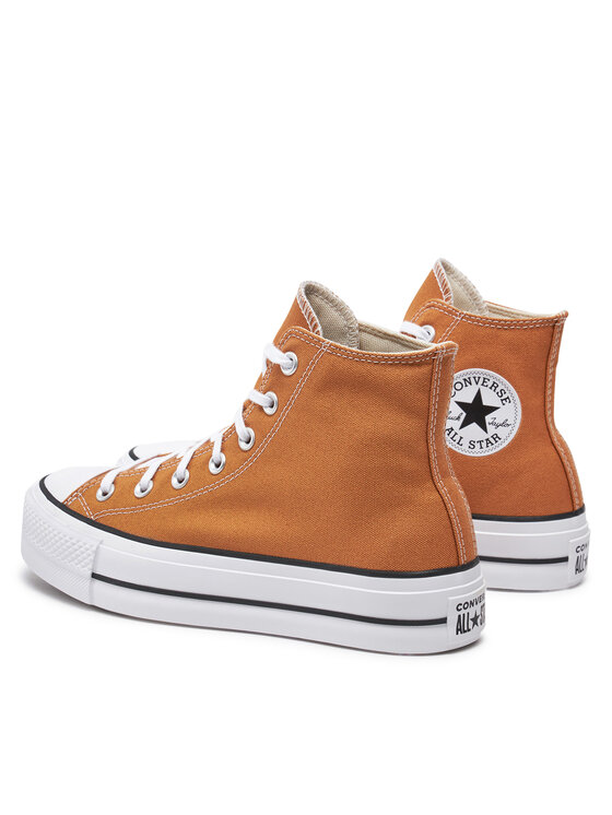 Converse Scarpe da ginnastica Chuck Taylor All Star Lift Platform A11537C Arancione Modivo