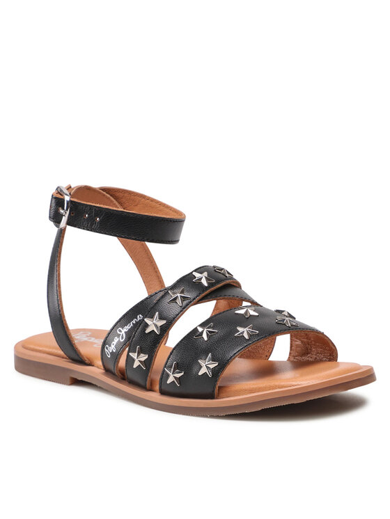 Pepe Jeans Pepe Jeans Sandały Irma Studs PGS90176 Czarny