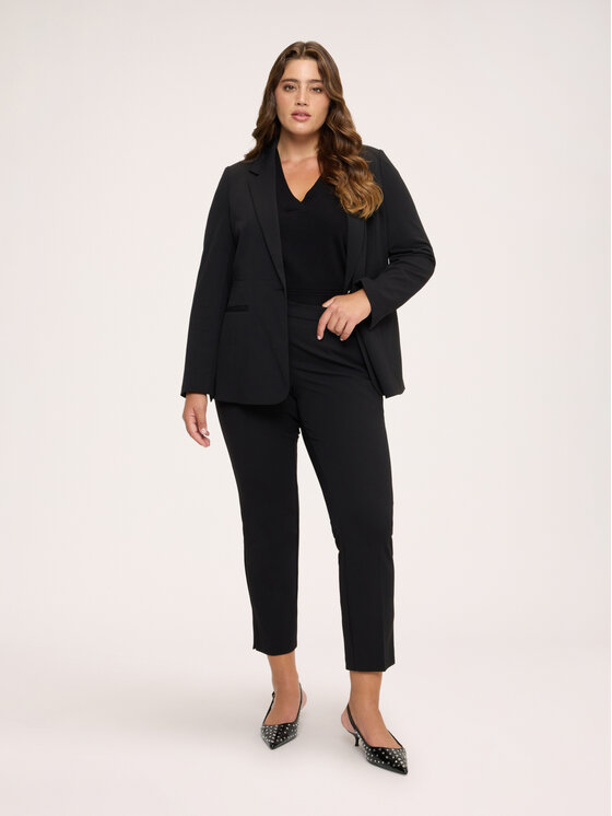Fiorella Rubino Fiorella Rubino Spodnie materiałowe P055L002440N033 Czarny Slim Fit