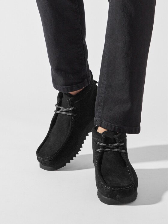 Clarks Schnürschuhe Wallabee2 Ftre 261749367 Schwarz | Modivo.de