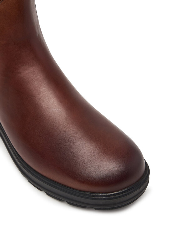 Tommy Hilfiger Tommy Hilfiger Sztyblety Th Flag Outdoor Chelsea Boot FW0FW09573 Brązowy