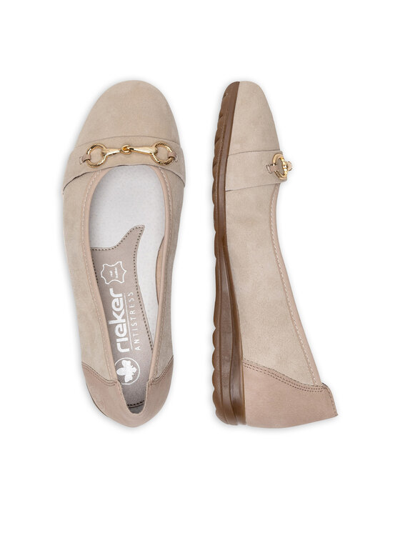 Rieker Rieker Ballerine L9360-60 Beige