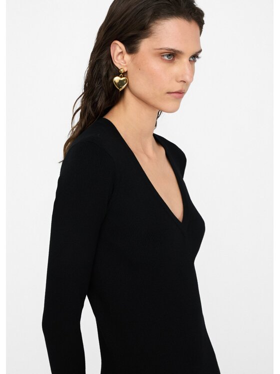 Liu Jo Liu Jo Sukienka wieczorowa MF5036MS99E22222 Czarny Slim Fit